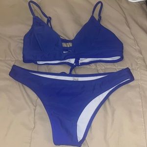 navy blue bikini